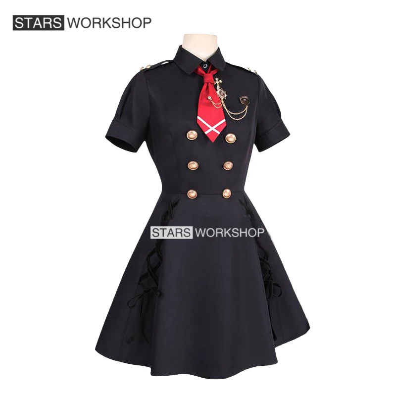 Game Azur Lane KMS Admiral Graf Spee Cosplay Costumes Women Girls Gorgeous Black Dresses Uniform Halloween Carnival Party Suit