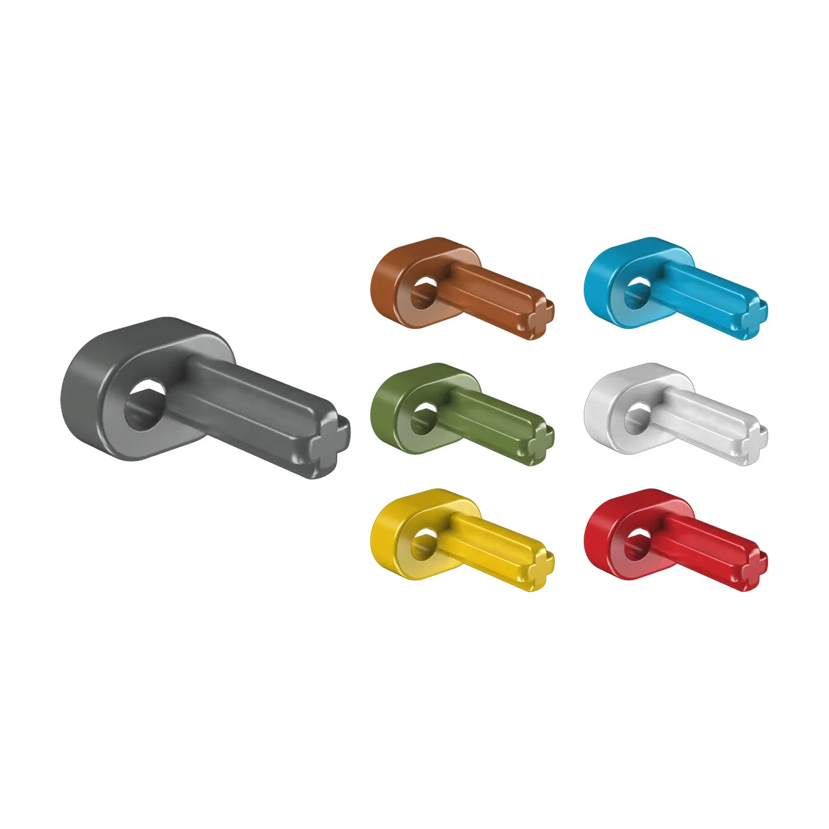 Small Particle Building Blocks Assembled Engine Crankshaft Cross-border Parts Wholesale 1034 Compatible with Lego 2853