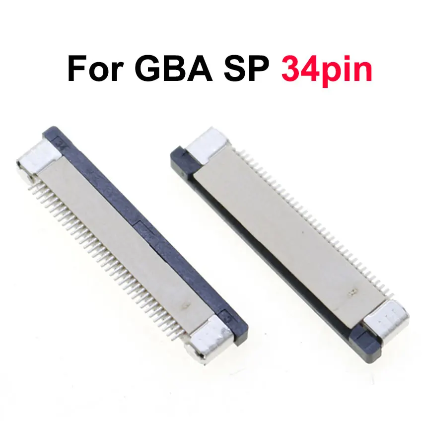 YuXi LCD 스크린 커넥터 유연한 케이블 GBA SP GBC 50/40/34/32 핀 암 커넥터 용 잭 소켓 연결