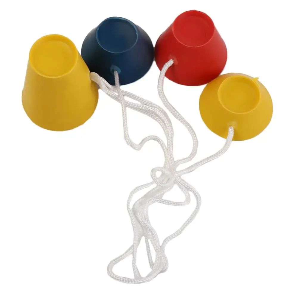 

4 in 1 Golf Rubber Tees Winter Tee Set Not Fly Keep Ball Stable Golf Tee with Rope Environmentally Friendly for 1 Set