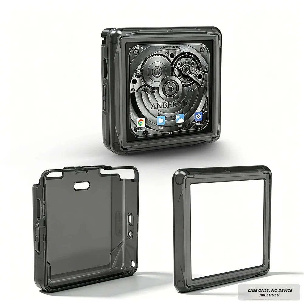 TPU Protective Soft Case For ANBERNIC RG Rotate Drop-proof Waterproof and Wear-resistant Handheld Gaming Cas