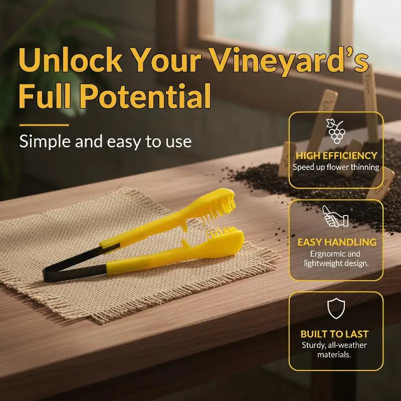 Fruit Thinning Comb Grape Pruning Tool Handheld, Vineyard Harvest Grape Cluster Trimmer Farming, Blueberry Pruners Garden Shears