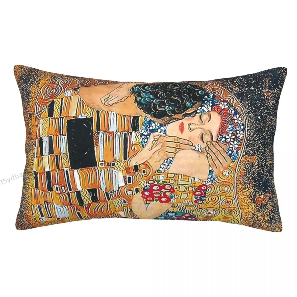 Cojines Pillowcase Gustav Klimt Oil Paniting Cushion Home Sofa Chair Print Decorative Coussin Pillow Covers