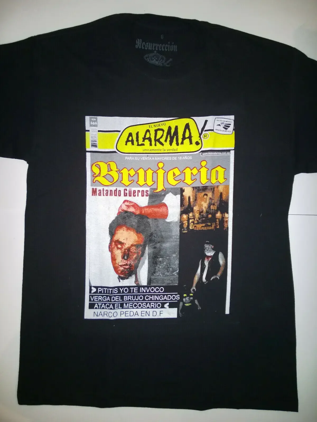 BRUJERIA T-Shirt Matando Gueros Asesino Napalm Death Brujerizmo Cannibal Corpse