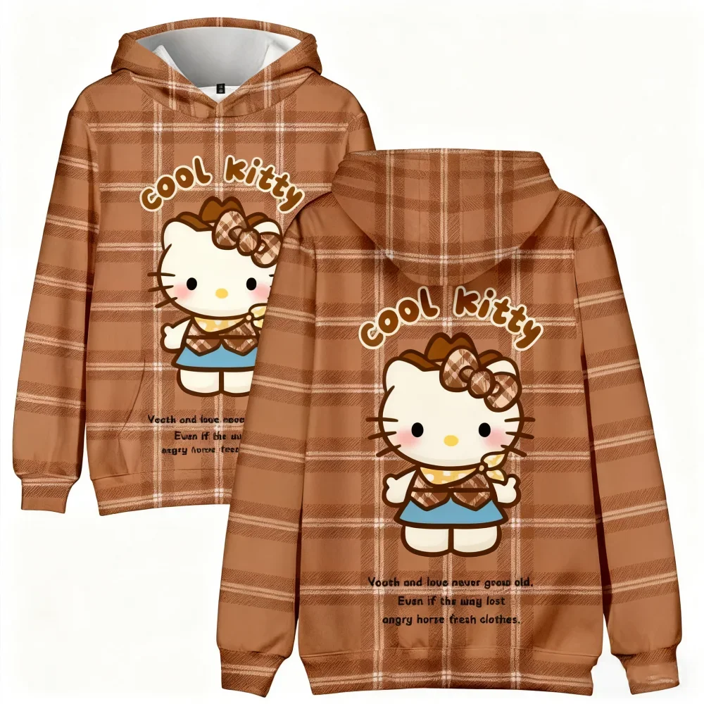 Hello kitty new cute cartoon 3d Sweet printed Autumn Fashion Comfotable hoodie for  Woman Casual Unique Fashion Hoodies