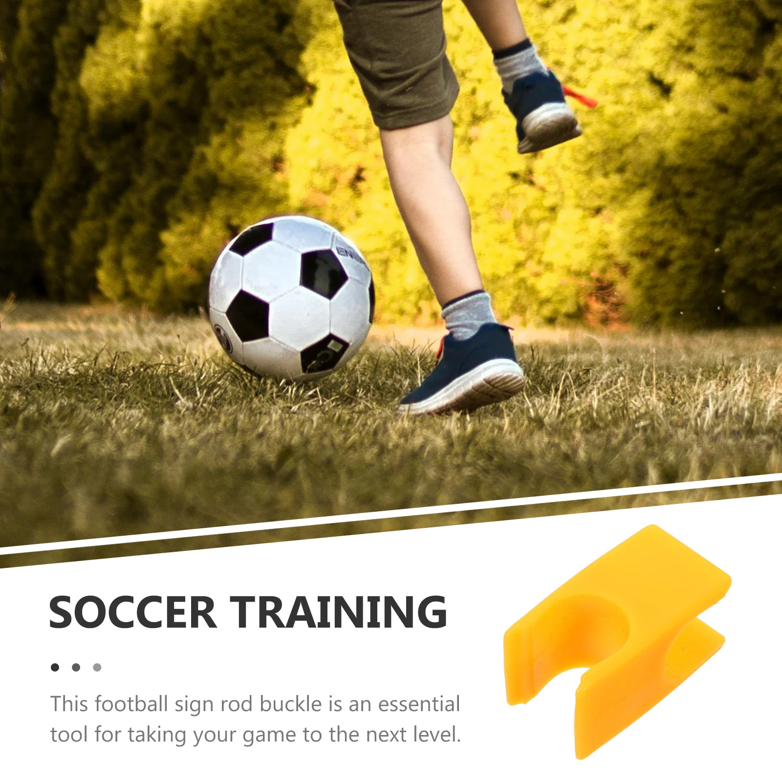 

8Pcs Football Training Sign Rod Buckle Durable Soccer Basketball Practice Equipment Soccer Rod Buckle Training Sign Buckles