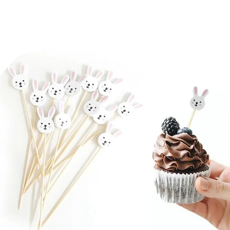 Palillos de dientes de cóctel ABHU, palillos de dientes decorativos de madera para aperitivos, suministros para fiestas, palillos de dientes duraderos para bebidas