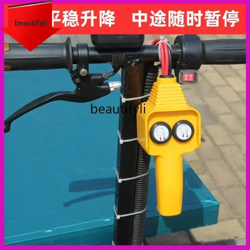new Electric flat lift truck transportation Agricultural lift Pull goods Orchard trolley Traction lift ss 8617