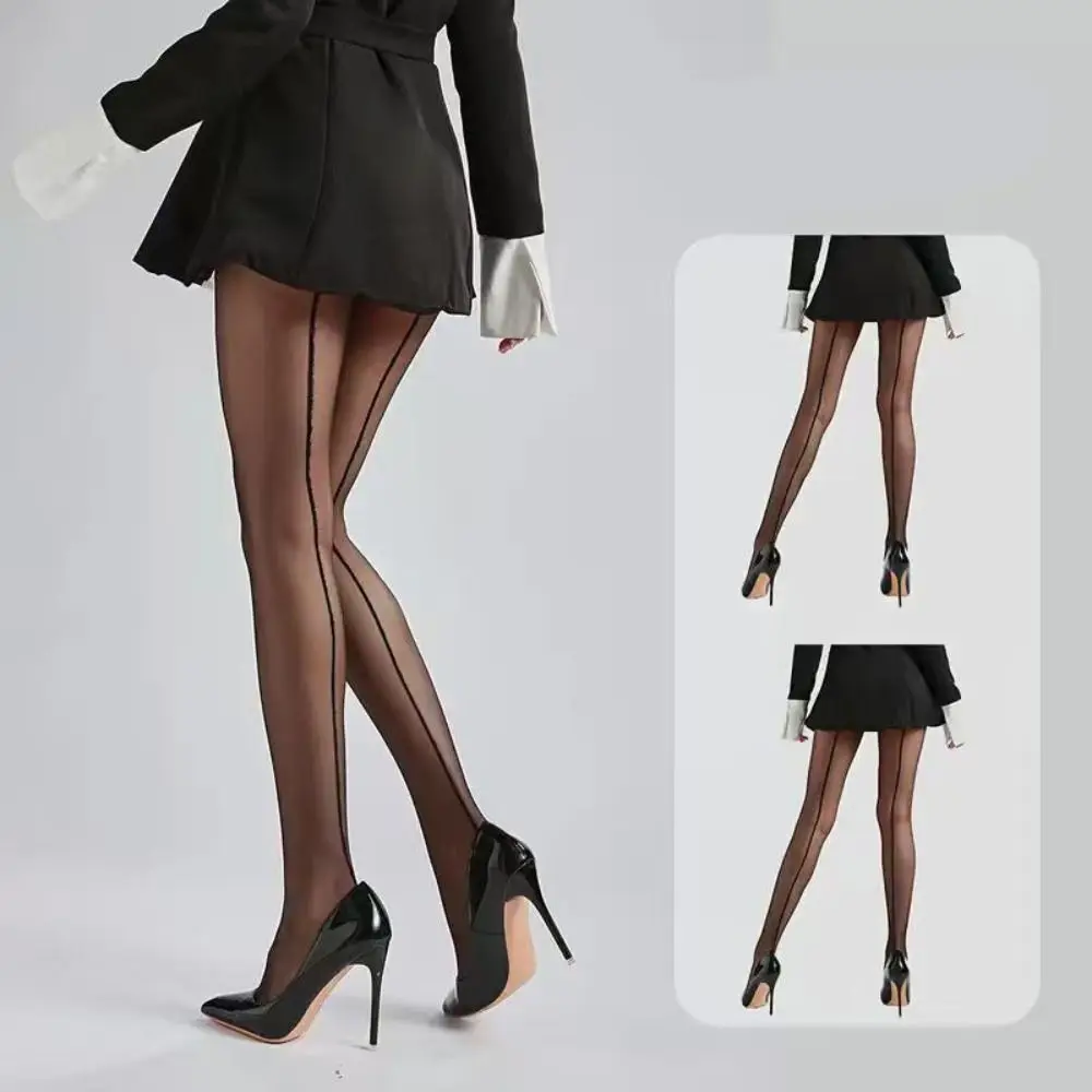 

Fashion Personality High Pantyhose Hollow Out Asymmetry Female Stockings Leggings Perspective Hottie Sexy Tights Girl