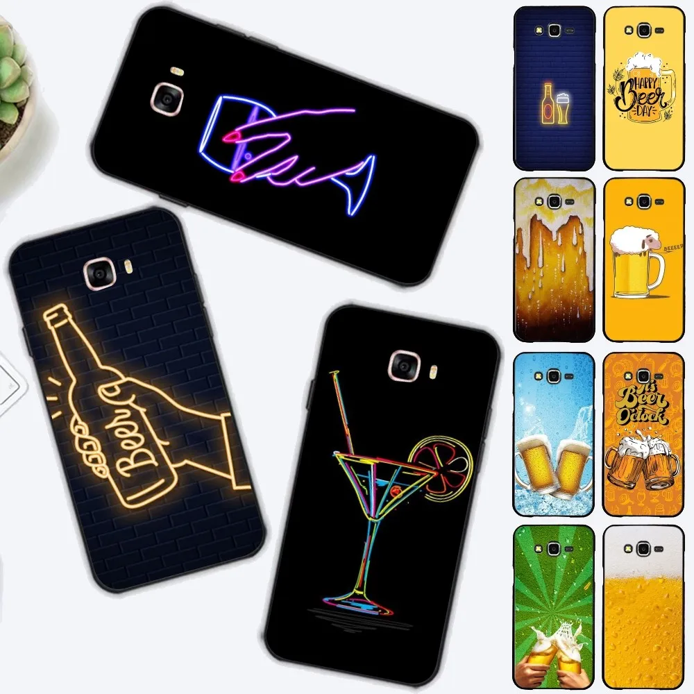 World Beers Alcohol Summer Bubble Phone Case For Samsung J 7 plus 7core J7 neo J6 plus prime J6 J4 J5 Mobile Cover