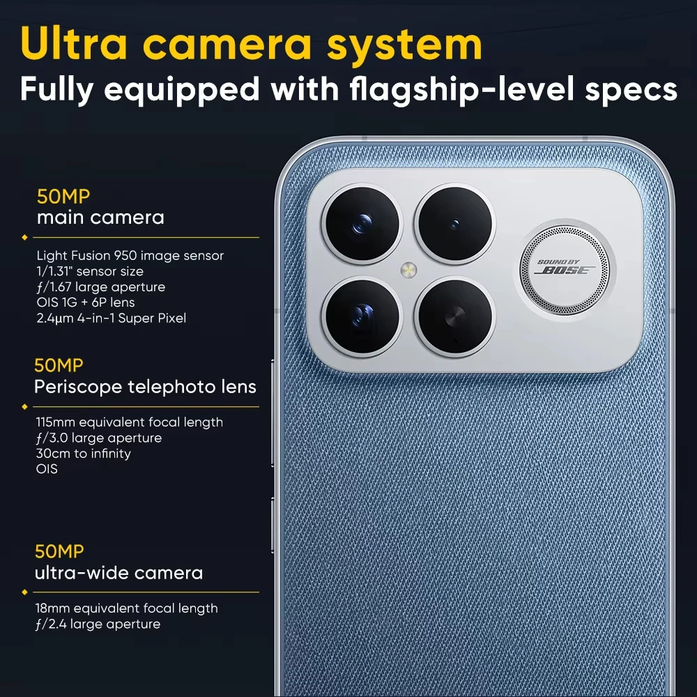 POCO F8 Ultra 5G Global Version Snapdragon® 8 Elite Gen 5 6.9″ AMOLED Pantalla 120Hz 50MP OIS Cámara 6500mAh IP68 NFC Sin Cargador 4