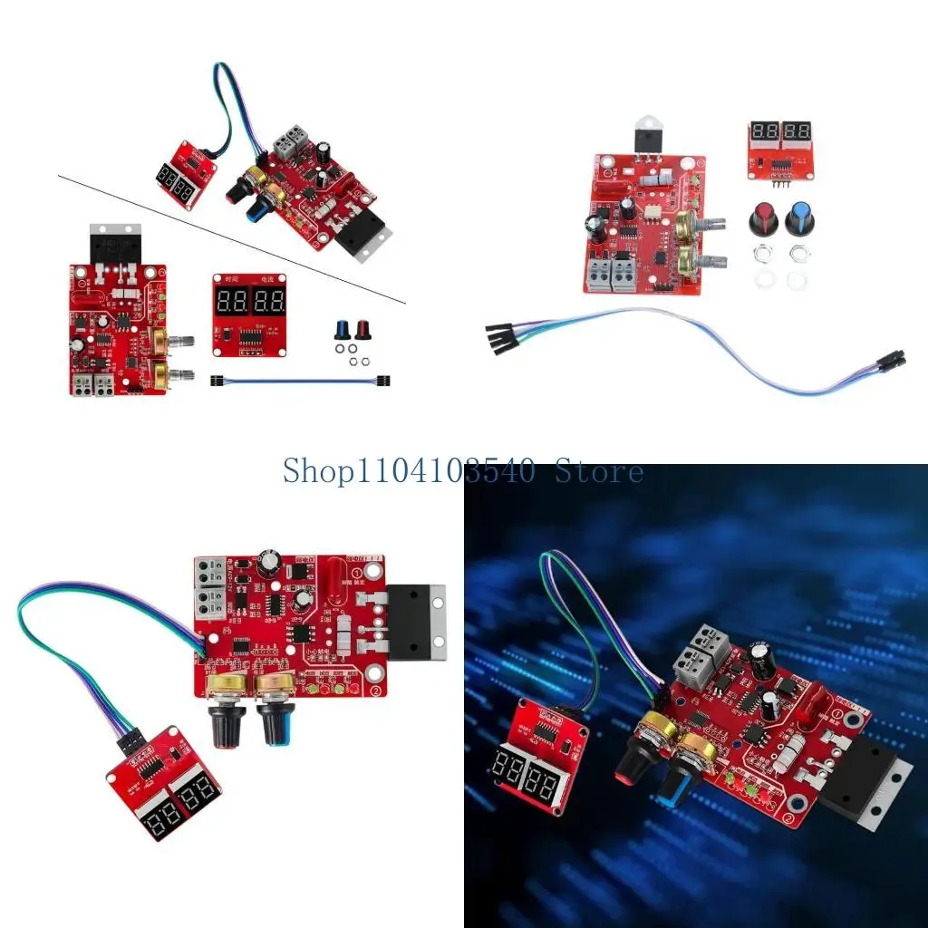 

02DC Spots Welder Control Board Digital Display 40A/100A Spots Welder Time Current