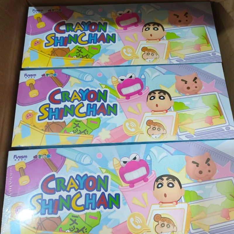

Cartoon Crayon Shin-chan Anime Action Figure Kawaii Mini Character Model Blind Box Toy Collection Ornaments Kids Birthday Gifts