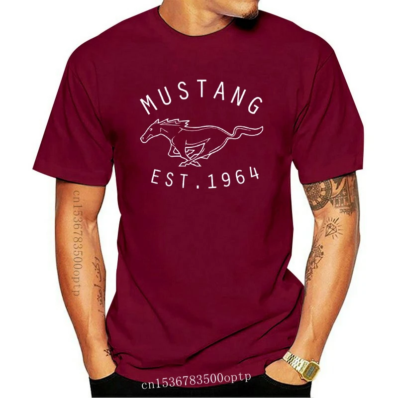 

Baru Musim Panas 2023 Cool Tee Shirt Mobil Otot Amerika Klasik Mustang Pria Kaos Hitam Hadiah Baru Katun Tee T-shirt