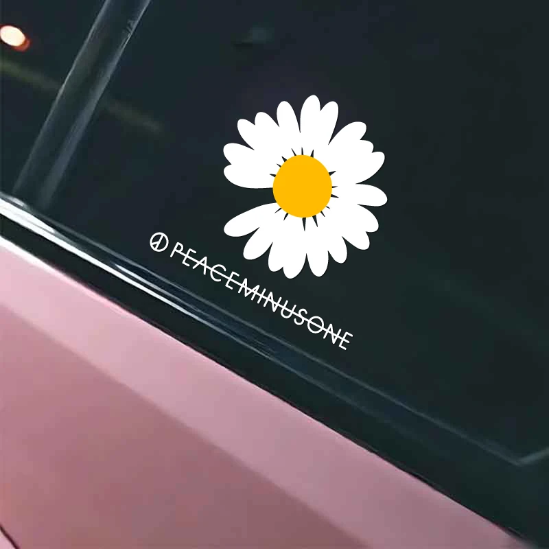 G-Dragon Peaceminusone stickers,flowers decal,creative Colour matching decal high quality sticker for cars trucks &laptop！