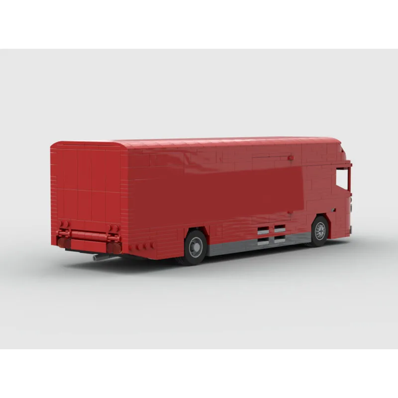 

MOC-151961 Urban Traffic Container Trailer Truck Building Block Model 1191 Parts MOC Creative Boys Children's Birthday Toy Gift
