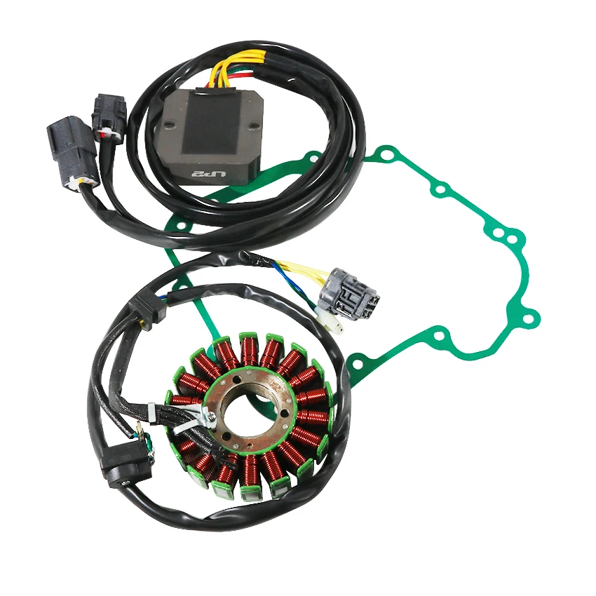 Regler Magneto Stator Spule Dichtung Kit für Kawasaki ATV KVF300 Brute Force 300 2012-2024 Jahr 21003-Y007 21066-Y002 11061-Y029 – Detail 1