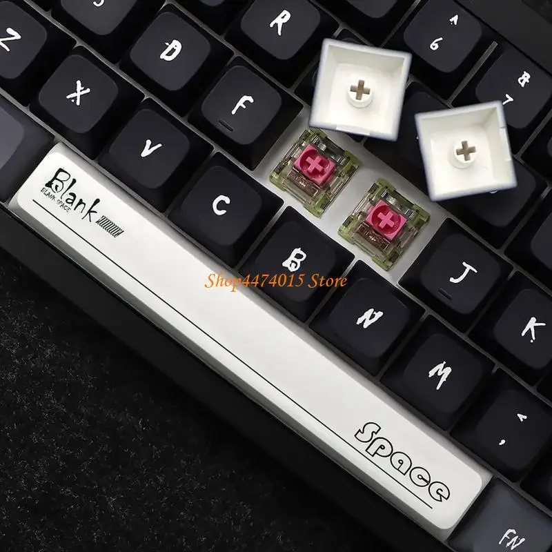 K1AA 133 Keys PBT Keycaps 6.25U 7U Split Spacebar for Mechanical Keyboard Diy Keycap
