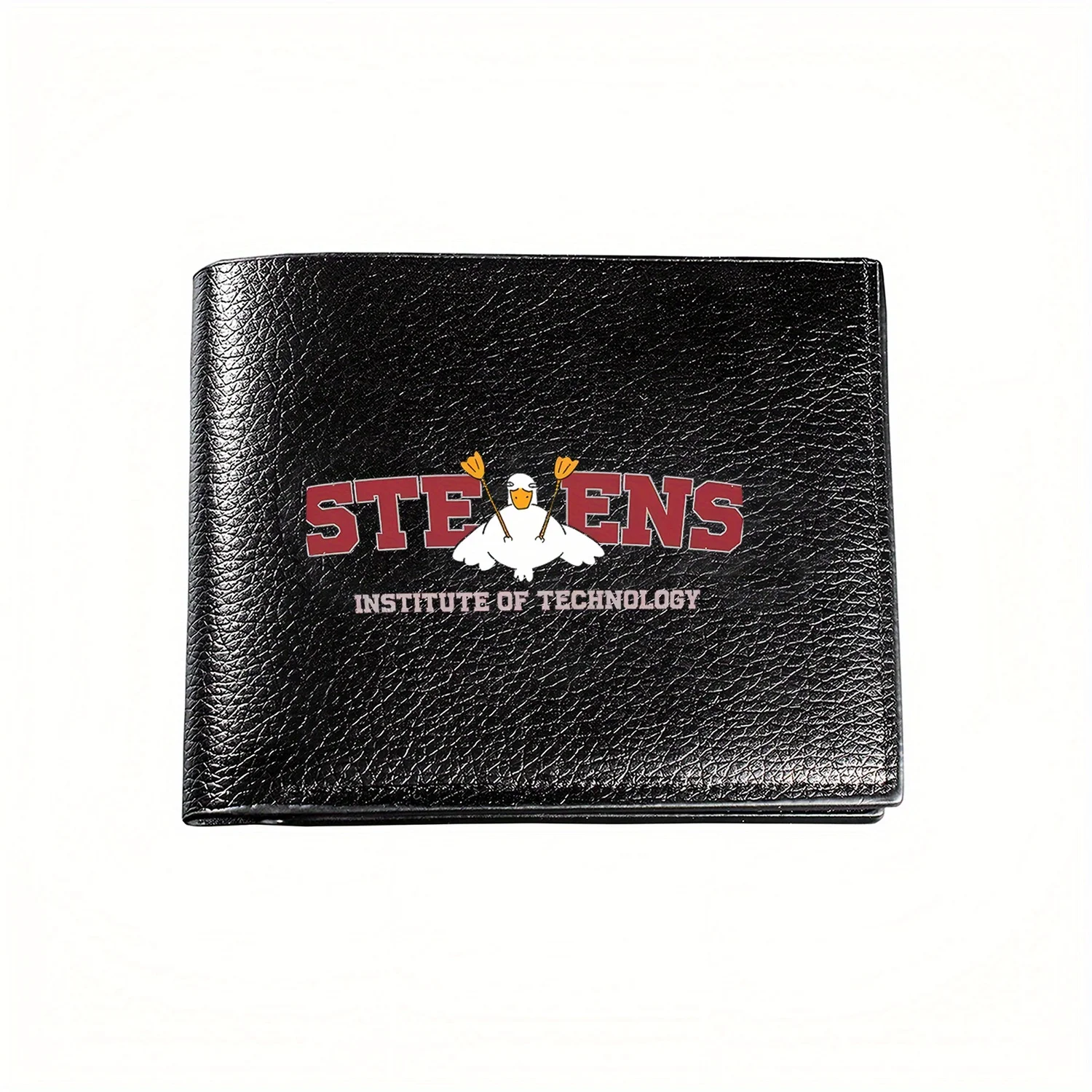 Stevens Institute of Technology Duck Logo Mens Casual Elegant Simple Practical Quality Wallet Stylish Printing Graphic Creative