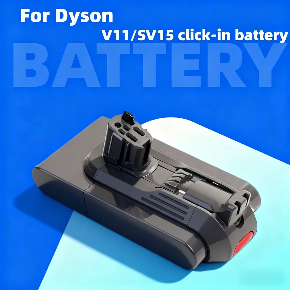 

Replacement for Dyson V11 SV15 Click-in Battery 25.2V 6000mAh V11 Replacement Battery for Dyson SV15 Vacuum Cleaner