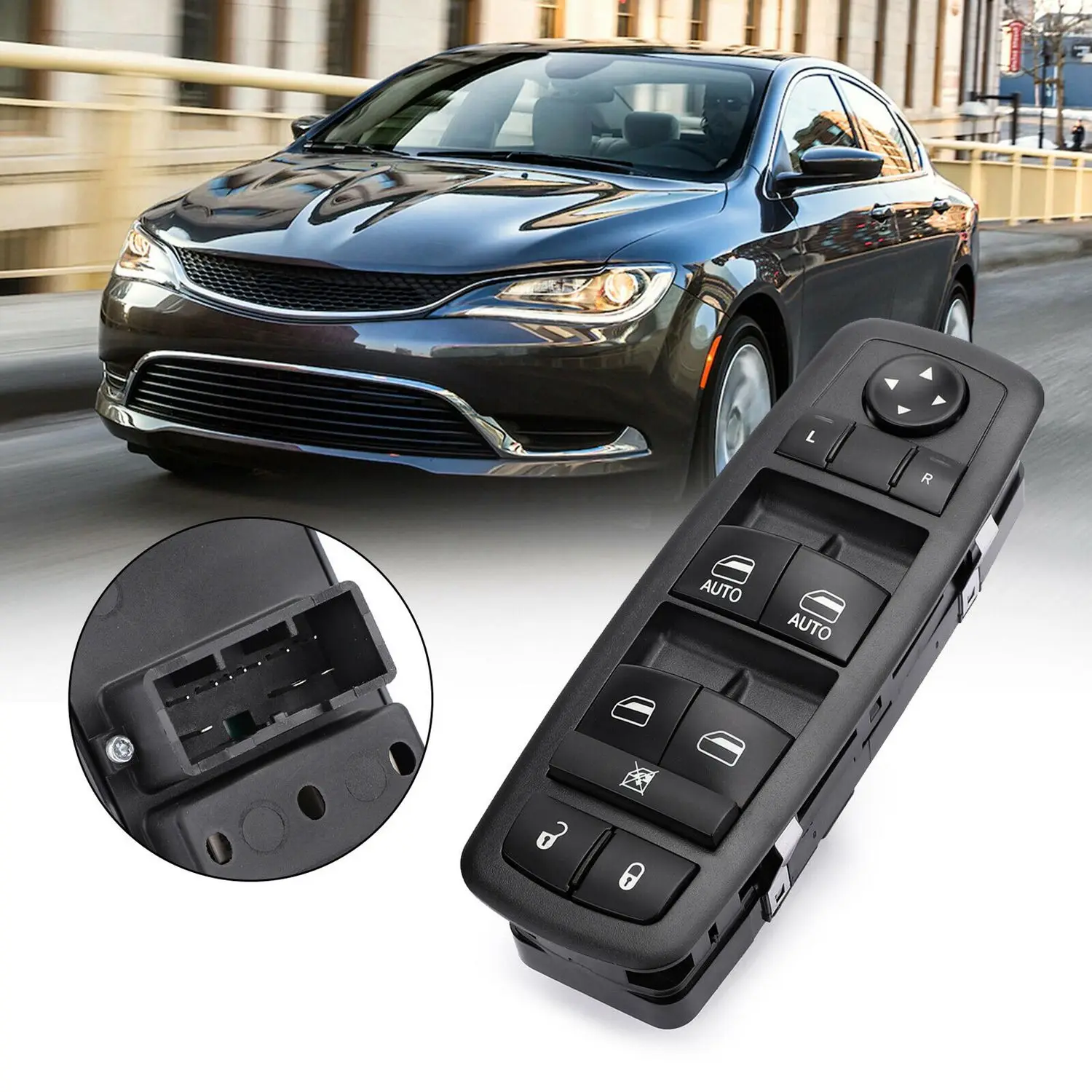 Front Left Master Window Switch for Dodge Charger Chrysler 2011-2017 68231805AA