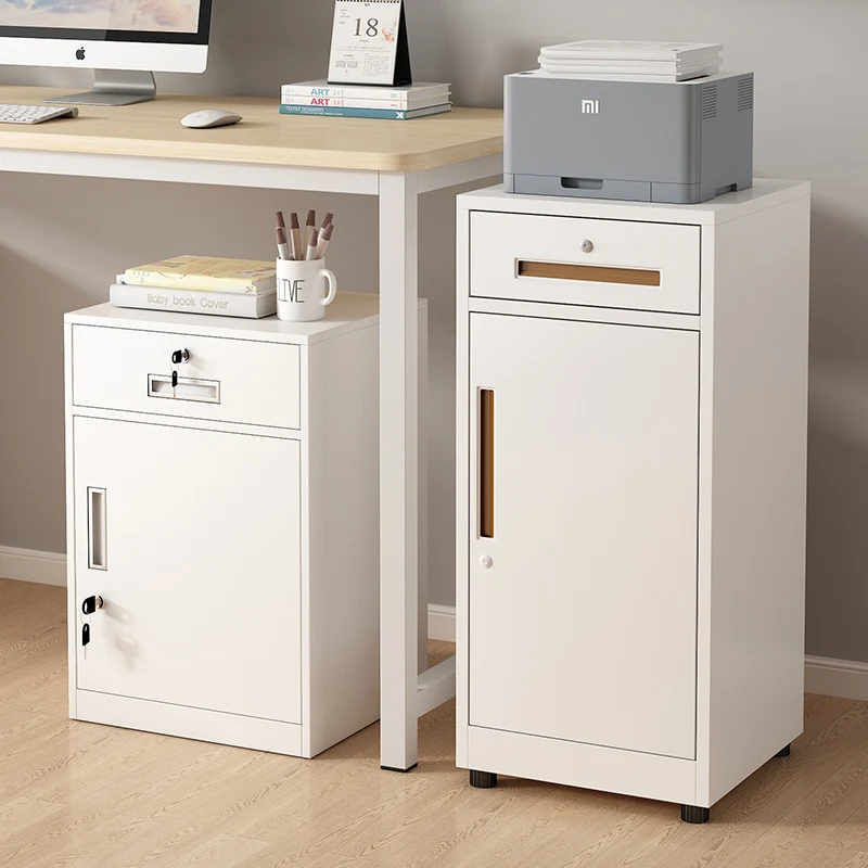 Gabinete de archivos debajo del escritorio para oficina, gabinete de datos, gabinete de almacenamiento de herramientas, cajón de casillero corto de hierro de alta calidad