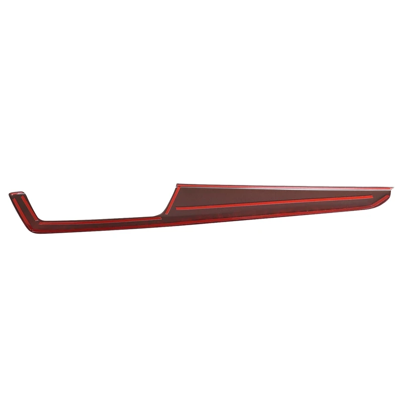 For Mercedes Benz W204 C-Class 2010-2013 Red Wood Grain Center Console Dash Stirp Trim Parts