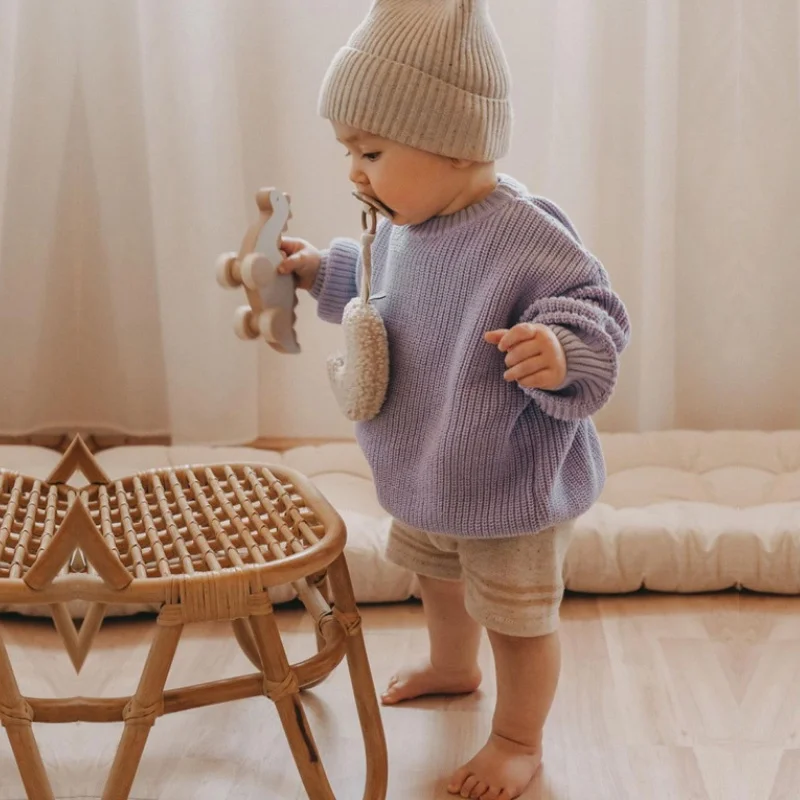 2026 Autumn And Winter Sweater Jacket Boy And Girl Casual Joker Loose Comfortable Knitwear Coat Fashion Korean Children Wear