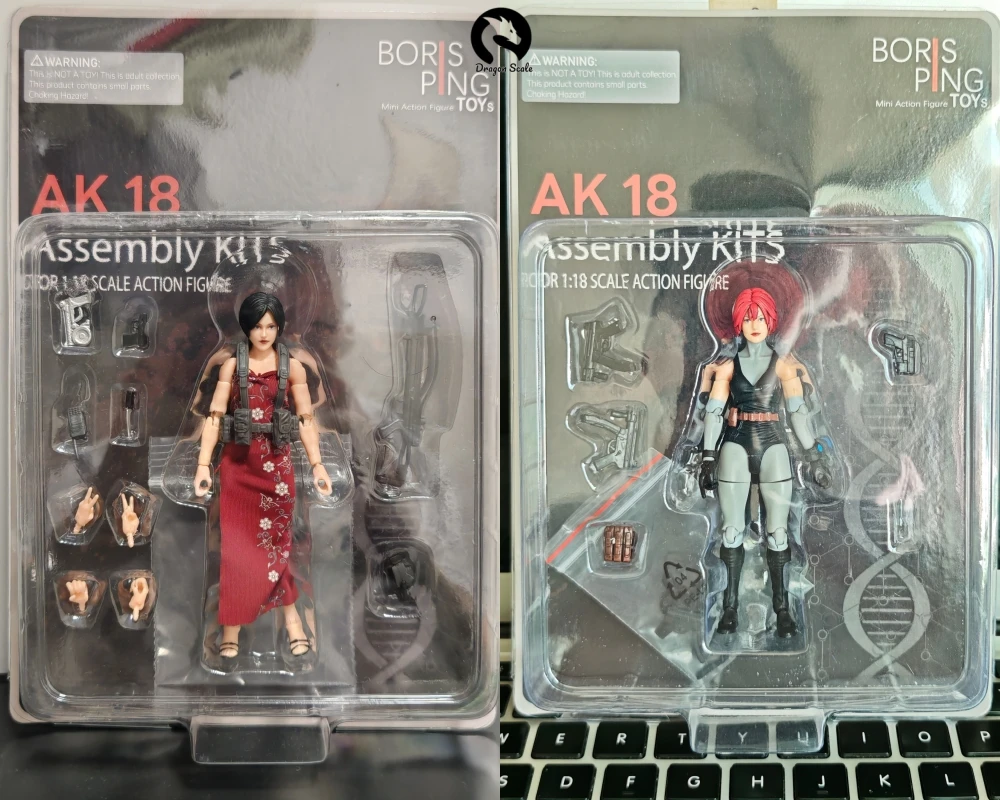 Nuevo en Stock genuino Boris Ping 1/18 soldado femenino agente de crisis de riesgo biológico Avaena (segunda ola) modelo de figura de acción Juguetes