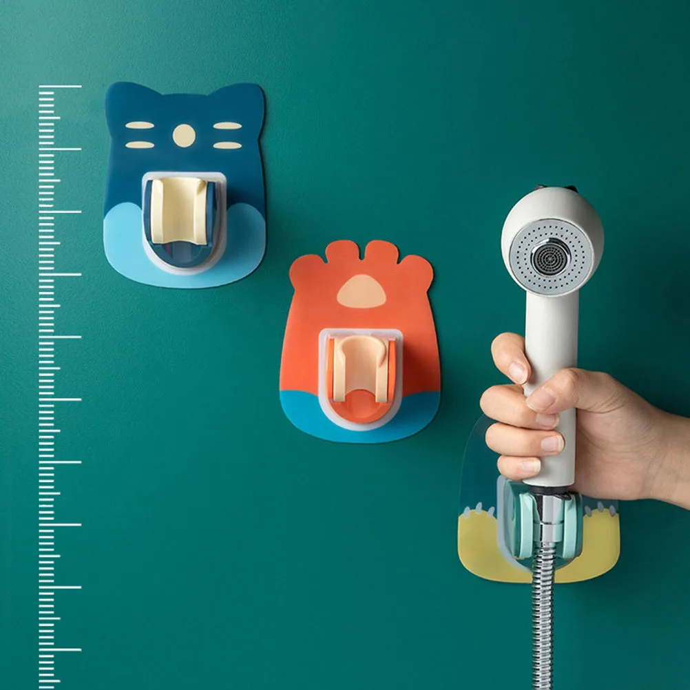 

2pcs Lovely Cartoondurable Heavy Load Capacity Shower Nozzle Brackets Bathroom Supplies Spray Head Racks Shower Head Holders