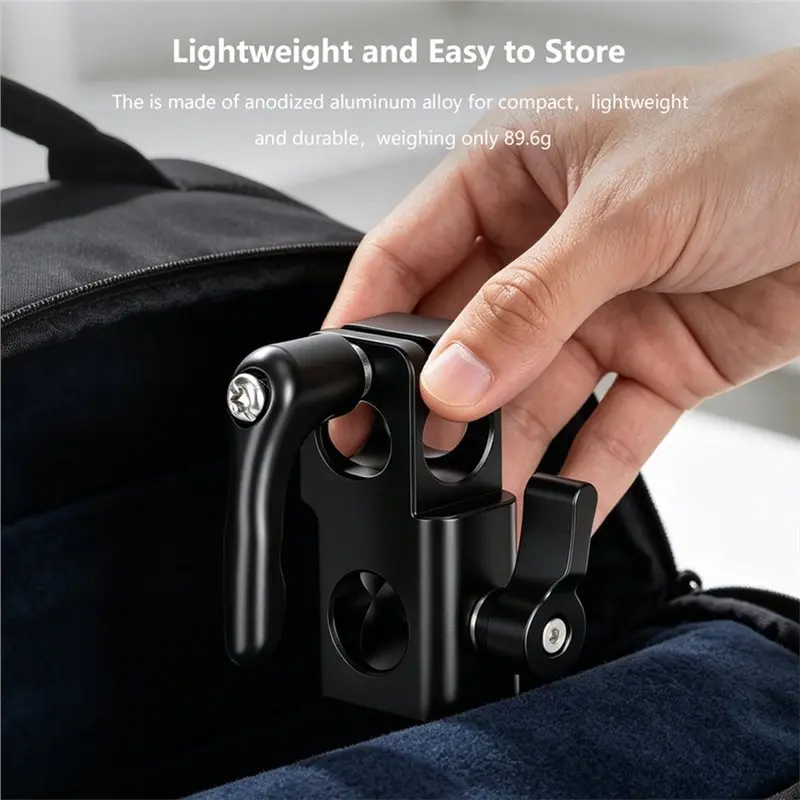 For Camera/Monitor Led Light Support For 15Mm Rod Clamp To 5/8