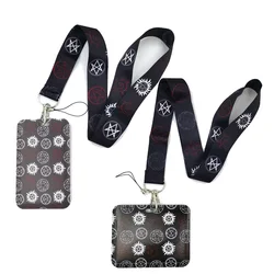 Supernatural SPN Fashion Women Card Holder Lanyard Colorful Badge Reel Nurse Doctor Student Exhibition ID Card Clip Badge Holder