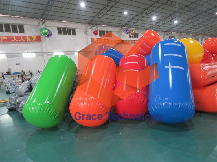 High Quality Inflatable Cylinder Buoy Inflatable Floats Inflatable Swim Buoy For Water Sport Game