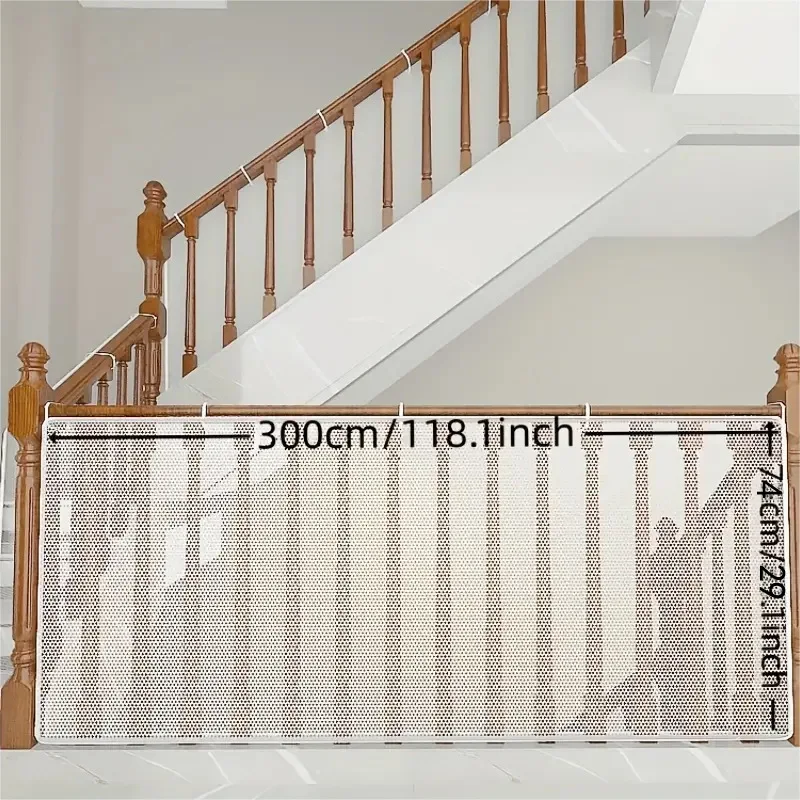 Children Safety Netting 3M Mesh Building Anti-Fall Net Home Balcony Window Staircase Protection Cat Pet Safe Fence Net