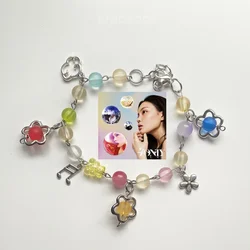 Lee Hi 'Only' inspired bracelet, y2k bracelet, kpop bracelet, kpop merch, only leehi kpop, kpop soloist bracelet, cute, charm br