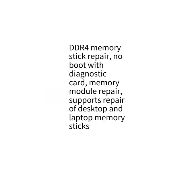 DDR4 Memory Tester Card Diagnostic Test Tool for Desktop Laptop SODIMM UDIMM RAM Fault Detection Repair Use Handheld Portable