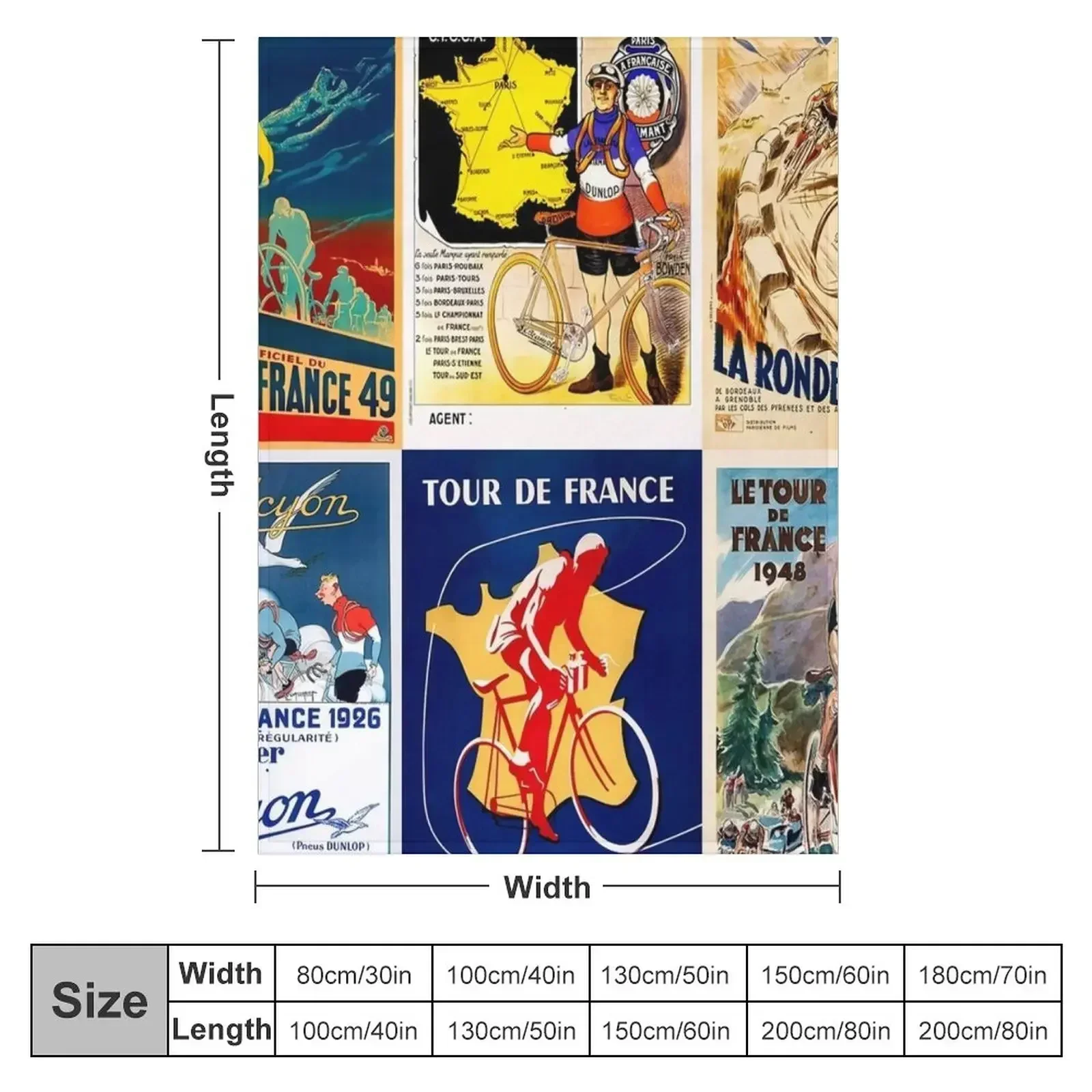 Bicycle Collage Throw Blanket manga Designers anime Luxury funny gift Heavy Blankets