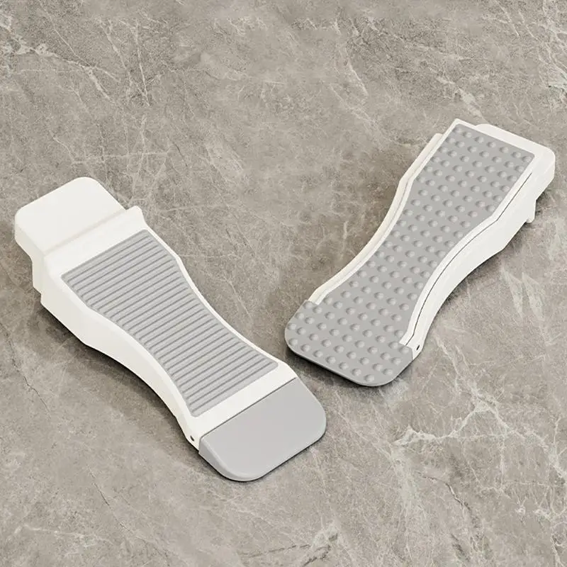 Adjustable Height Rubber Door Stop Wedge Non Slip Windproof Anti Collision Floor Protector For All Doors Home Office Use