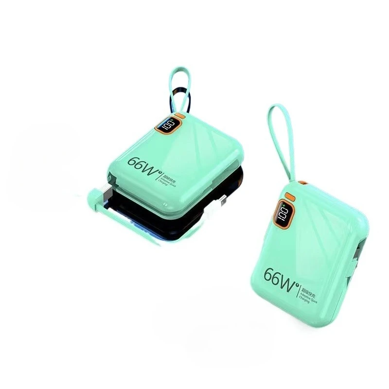 10000mAh pour mini batterie externe mobile 66W charge rapide PD20W