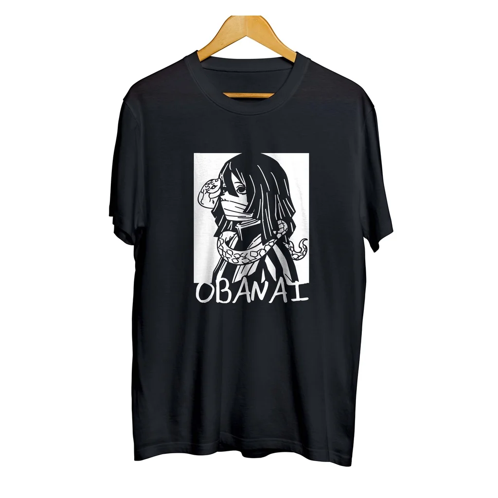 T-Shirts distro anime IGURO OBANAI - DEMON SLAYER / KIMETSU NO YAIBA 100% cotton combed 30s