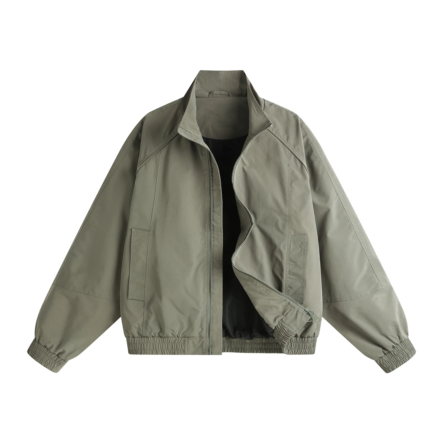 

Осенне-весенняя новинка: однотонная мужская куртка в американском винтажном стиле, спортивная рабочая одежда, повседневная свободная ветрозащитная верхняя одежда высокого качества