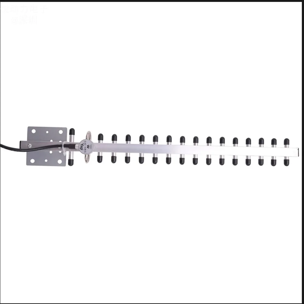 2.4G 25dBi 16 หน่วยเราเตอร์ไร้สาย NIC AP Bridging เสาอากาศ Yagi ทิศทางเสาอากาศกลางแจ้ง