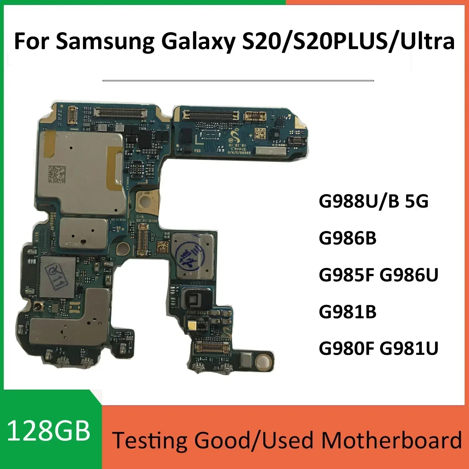 Разблокированная материнская плата для Samsung Galaxy S20 Ultra Plus G980F G986B G988B G988N G981N G981U G988U G986U G981B G985F, материнская плата Разблокированная материнская плата для Samsung Galaxy S20 Ultra Plus G980F G986B G988B G988N G981N G981U G988U G986U G981B G985F, материнская плата