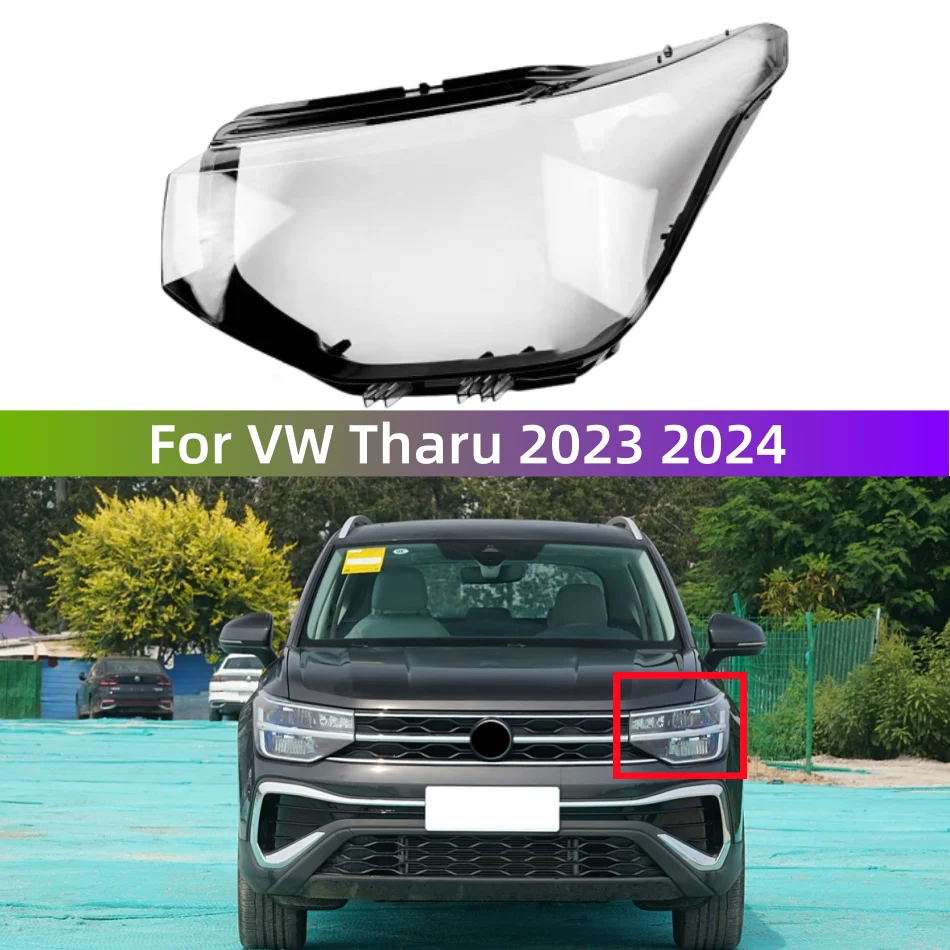 

For Volkswagen VW Tharu 2023 2024 Car Supplies Front Lamp Cover Using Transparent PC Plastic Raw Material Production