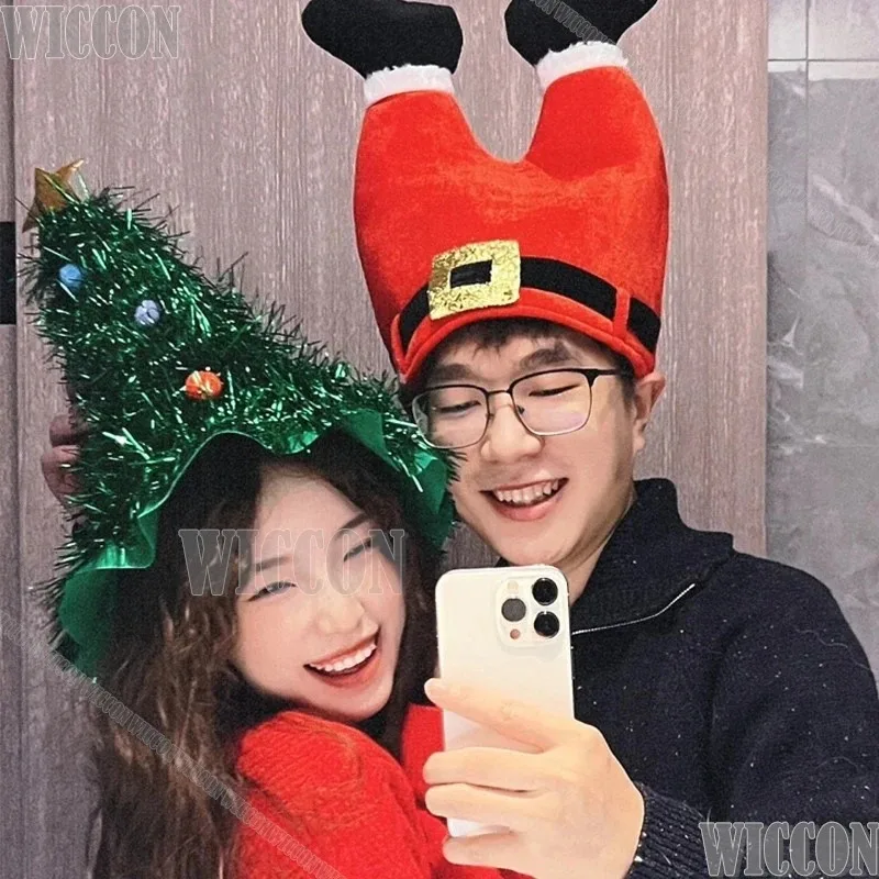 

XT8Christmas Tree Cosplay 2024 Cos Prop Cute Funny Trousers Hat Women Girl Men Holloween Party RolePlay CustomizedXT6@!