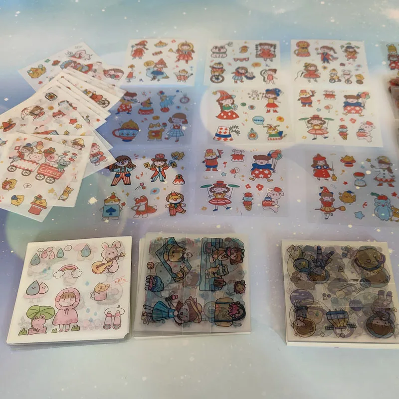 200pcs Milky Way Walk Series Decorative Cute Stickers Scrapbooking diy Label Diary Stationery Album Journal Planner