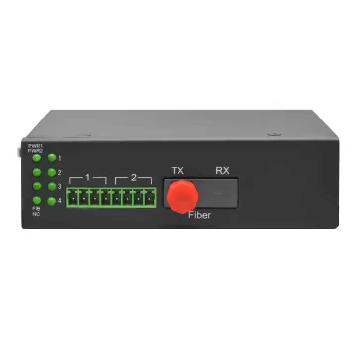 Industrial Desktop  RS485 RS232 Serial to Fiber Optic Converter