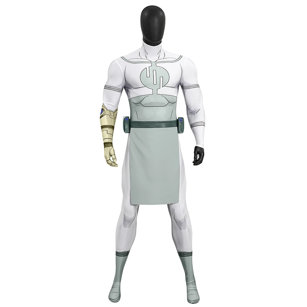 

Cartoon Movie Invincible Conquest Cosplay Men Omni Man Cosplay Jumpsuit Costume Disfraz Men Halloween Carnival Party Outfits