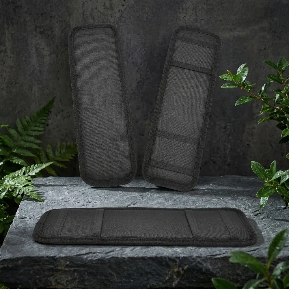 4 Pack For Black Oxford Ratchet Strap Protective Pads Sleeves Fits Cargo Tie Down Shoulder Cover Guard Tool Accessories