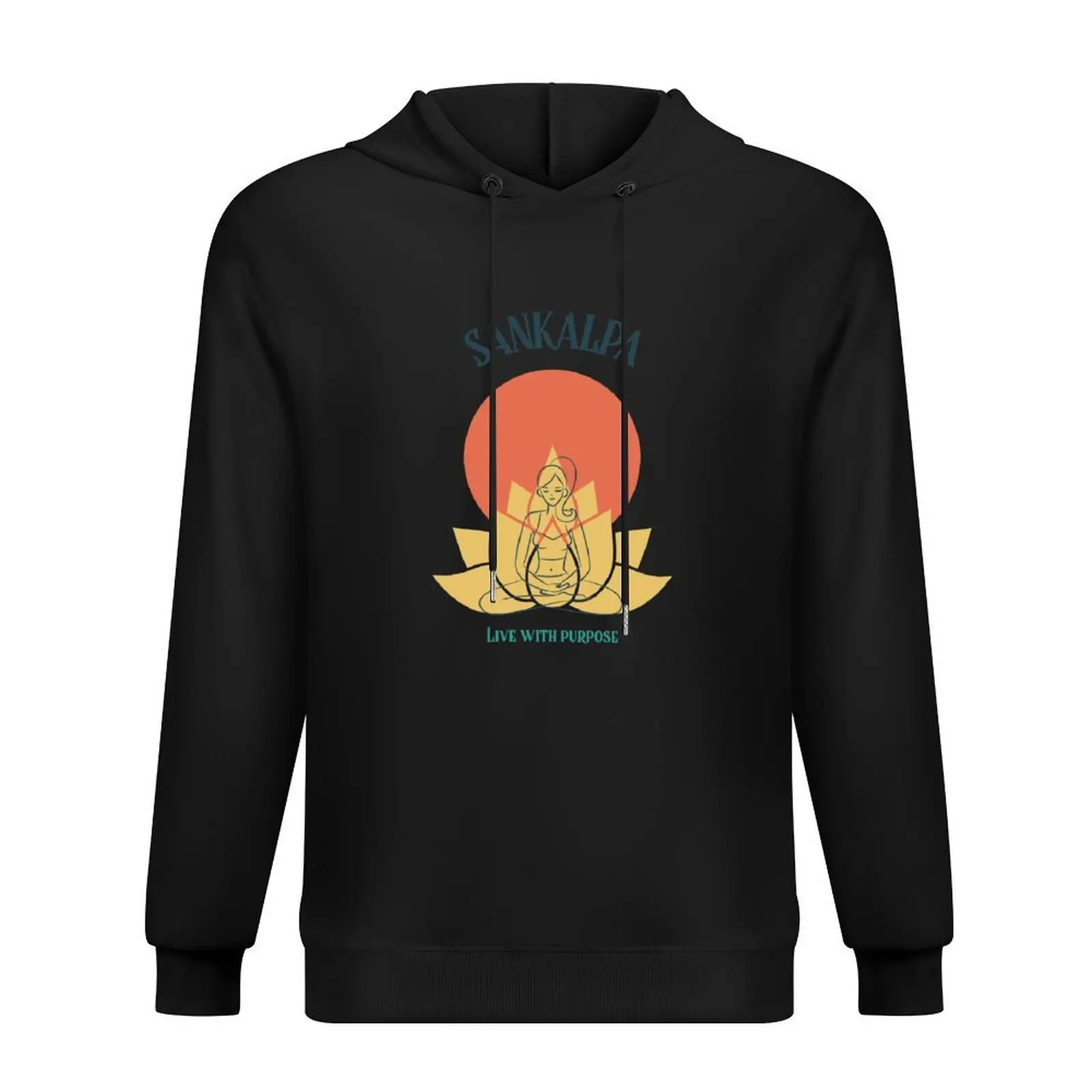 

Sankalpa: Live With Purpose Hoodie fashion men men clothing clothes for men men's clothing graphic hoodies